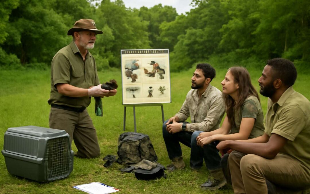 Level up your conservation career with wildlife training courses for hands-on skills and impact