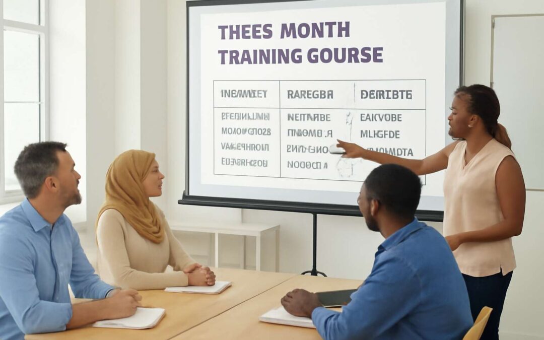 3 months training courses