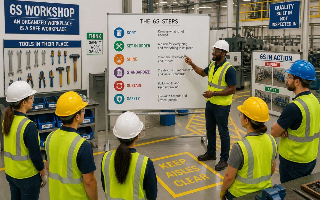 Master 6s training courses to improve workplace safety and efficiency.